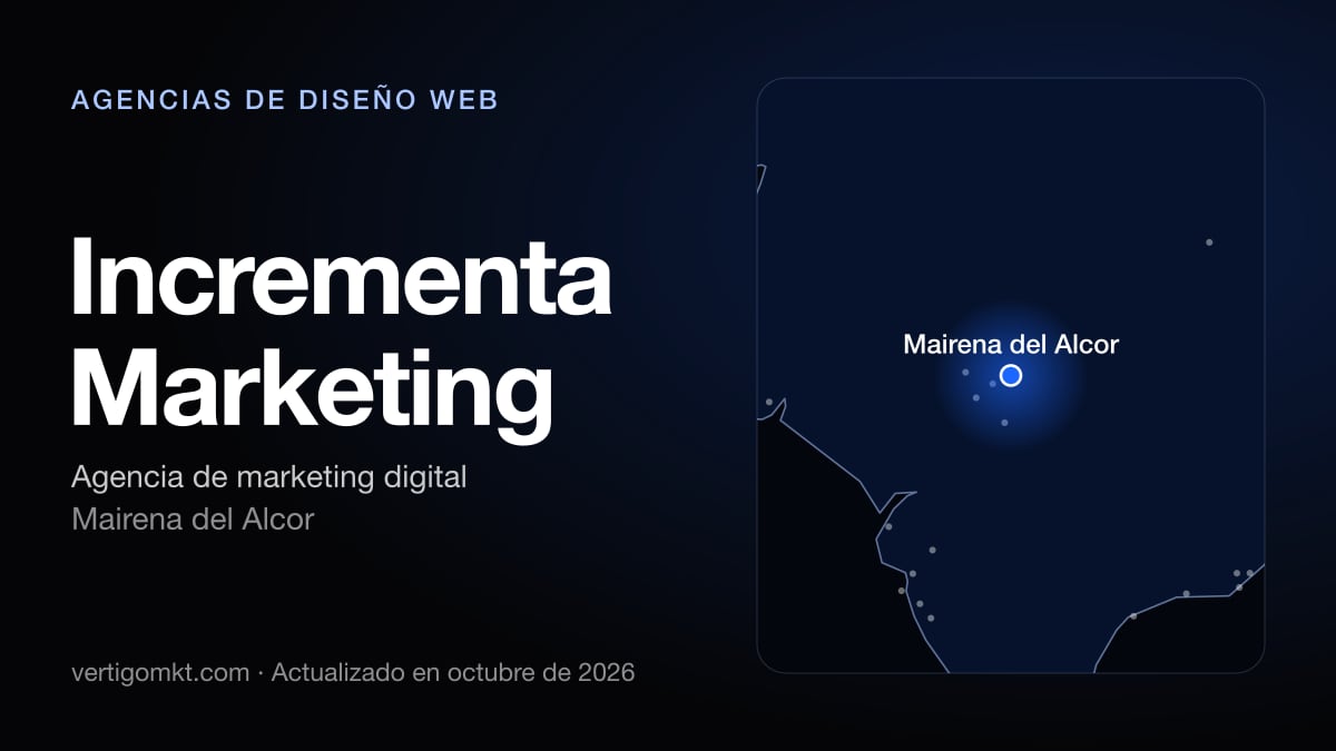 Incrementa Marketing (Mairena del Alcor), puesto 5 entre las mejores agencias de diseño web de Utrera