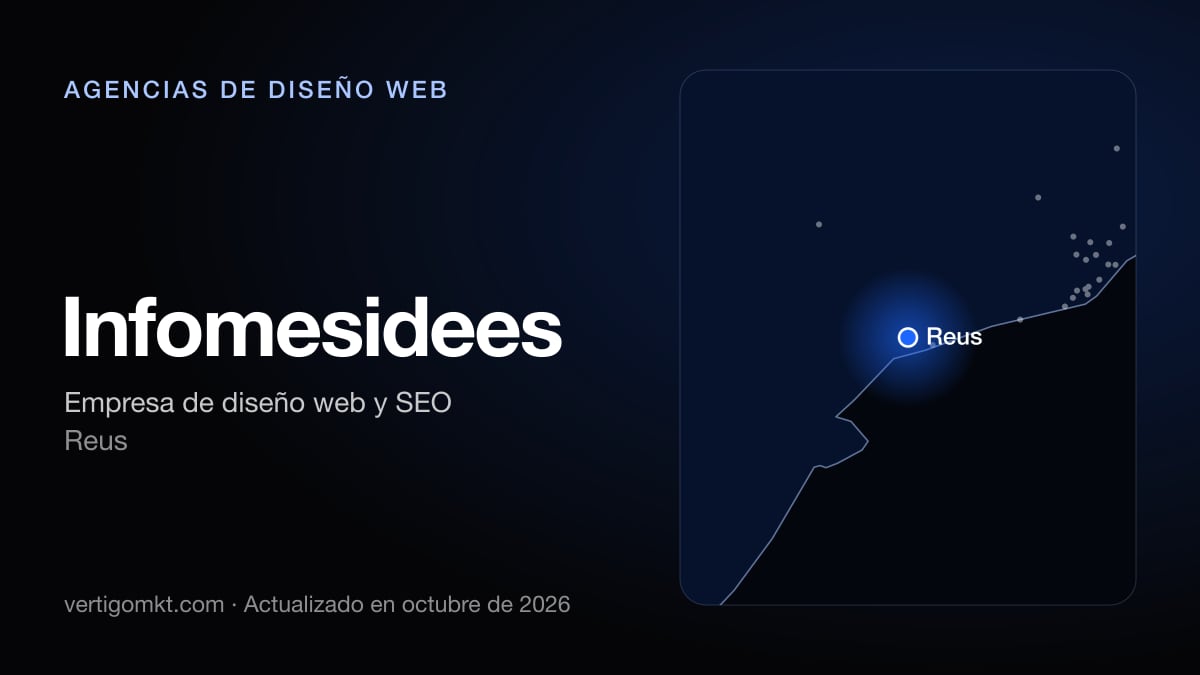 Mejores agencias de diseño web en Reus, puesto 6: Infomesidees, con sede en Reus