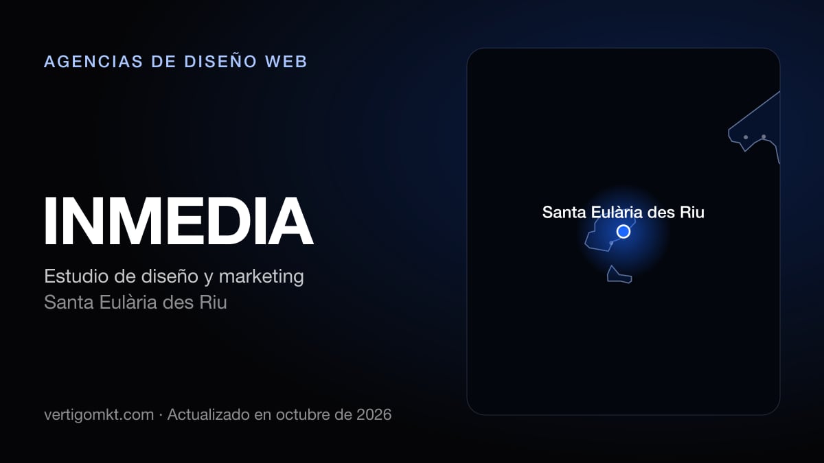 INMEDIA, diseño web en Santa Eulària des Riu: puesto 3 del ranking de las mejores agencias de diseño web en Ibiza