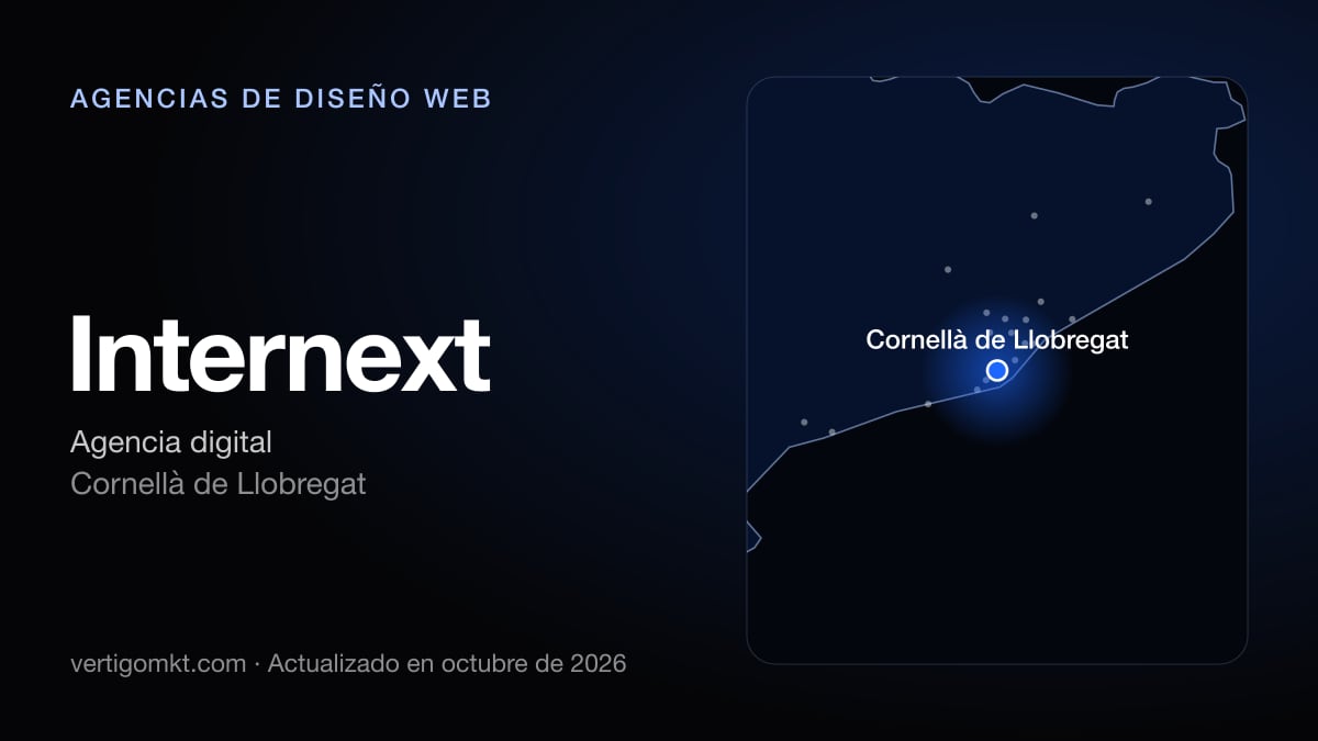 Mejores agencias de diseño web en Viladecans, puesto 8: Internext, con sede en Cornellà de Llobregat
