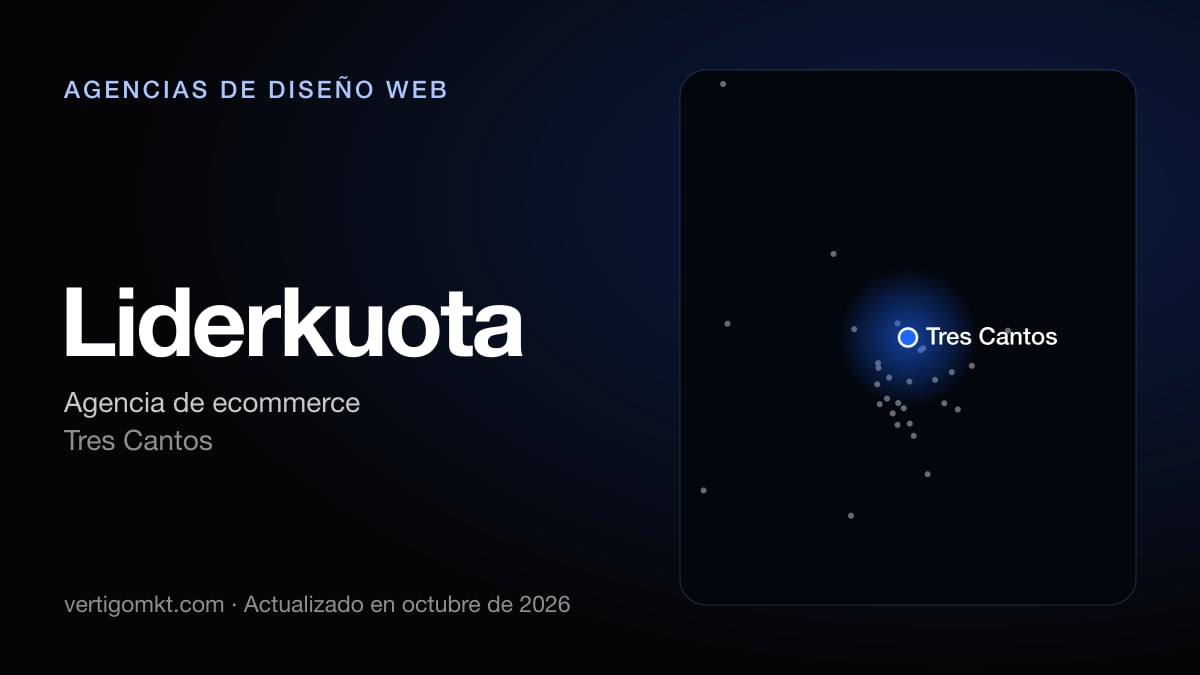 Liderkuota (Tres Cantos), puesto 10 entre las mejores agencias de diseño web de Tres Cantos