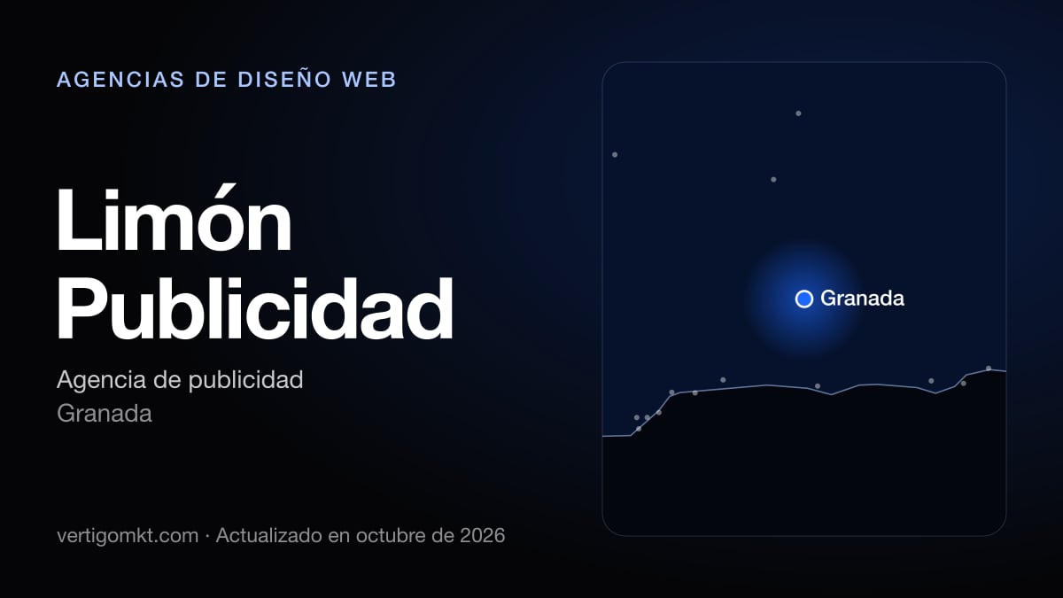 Limón Publicidad, diseño web en Granada: puesto 7 del ranking de las mejores agencias de diseño web en Granada