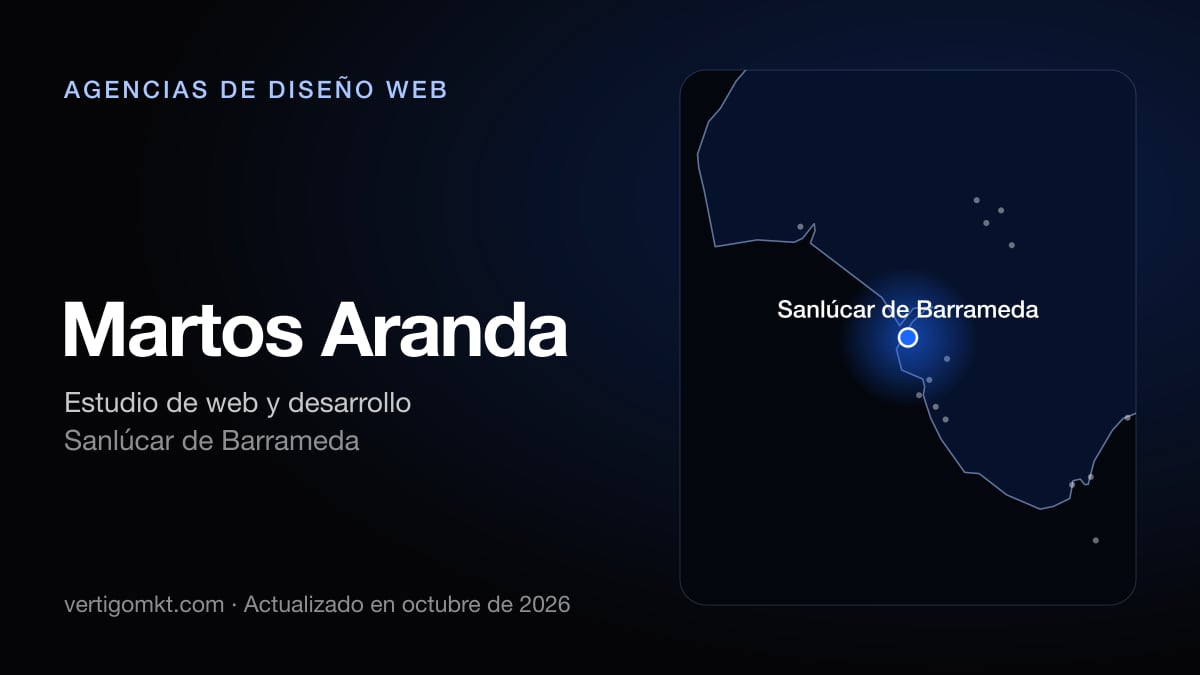 Mejores agencias de diseño web en Sanlúcar de Barrameda, puesto 2: Martos Aranda, con sede en Sanlúcar de Barrameda