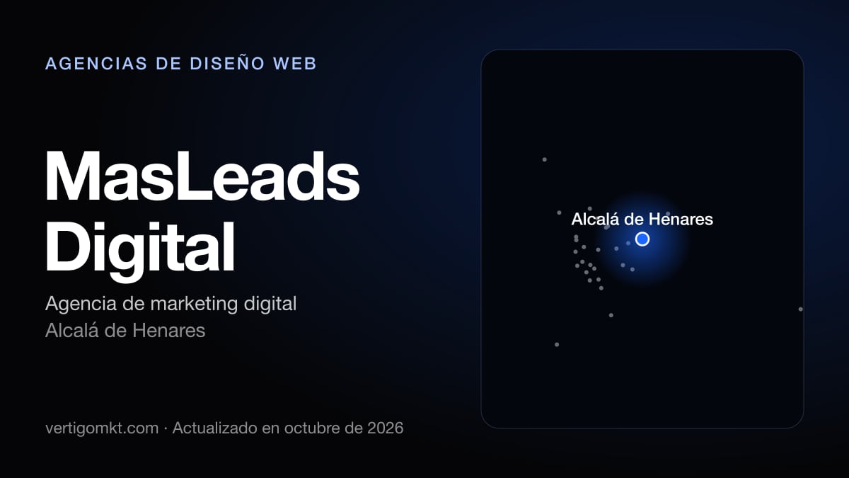 MasLeads Digital (Alcalá de Henares), puesto 4 entre las mejores agencias de diseño web de Arganda del Rey