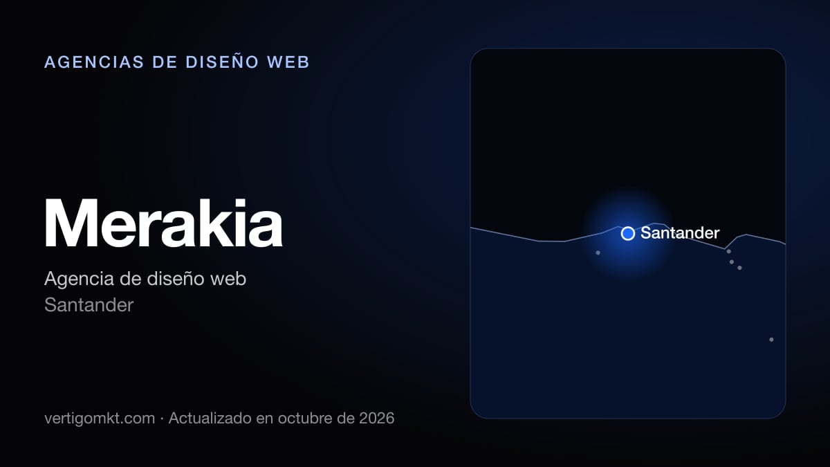 Merakia, diseño web en Santander: puesto 8 del ranking de las mejores agencias de diseño web en Santander