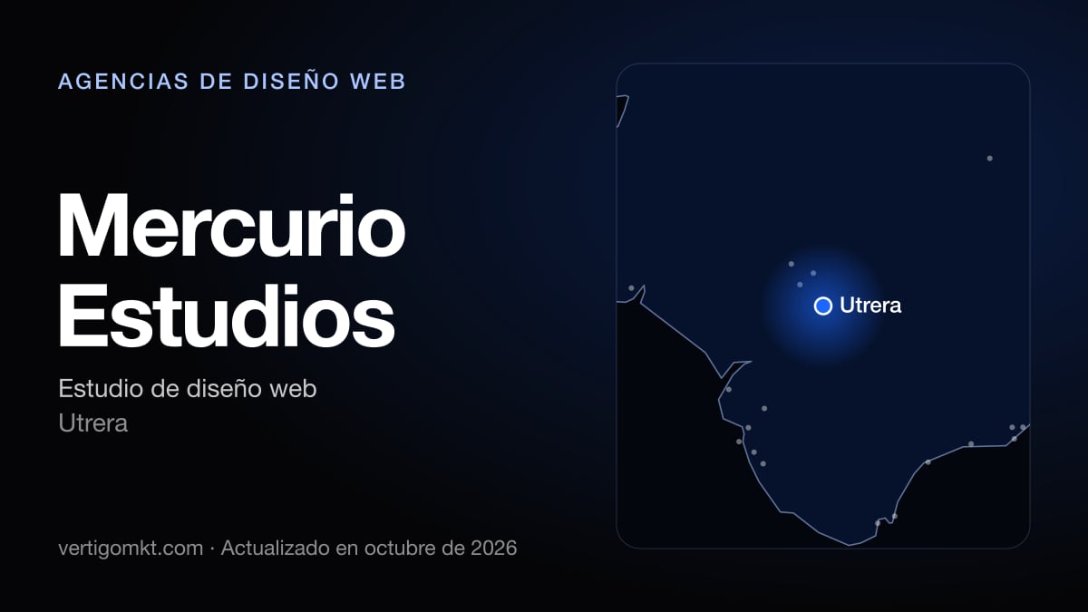 Mercurio Estudios (Utrera), puesto 2 entre las mejores agencias de diseño web de Utrera