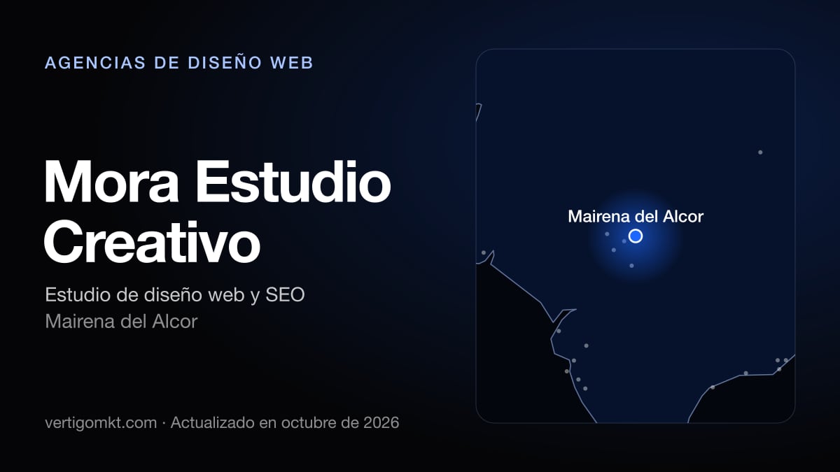 Mora Estudio Creativo, diseño web en Mairena del Alcor: puesto 8 del ranking de las mejores agencias de diseño web en Utrera