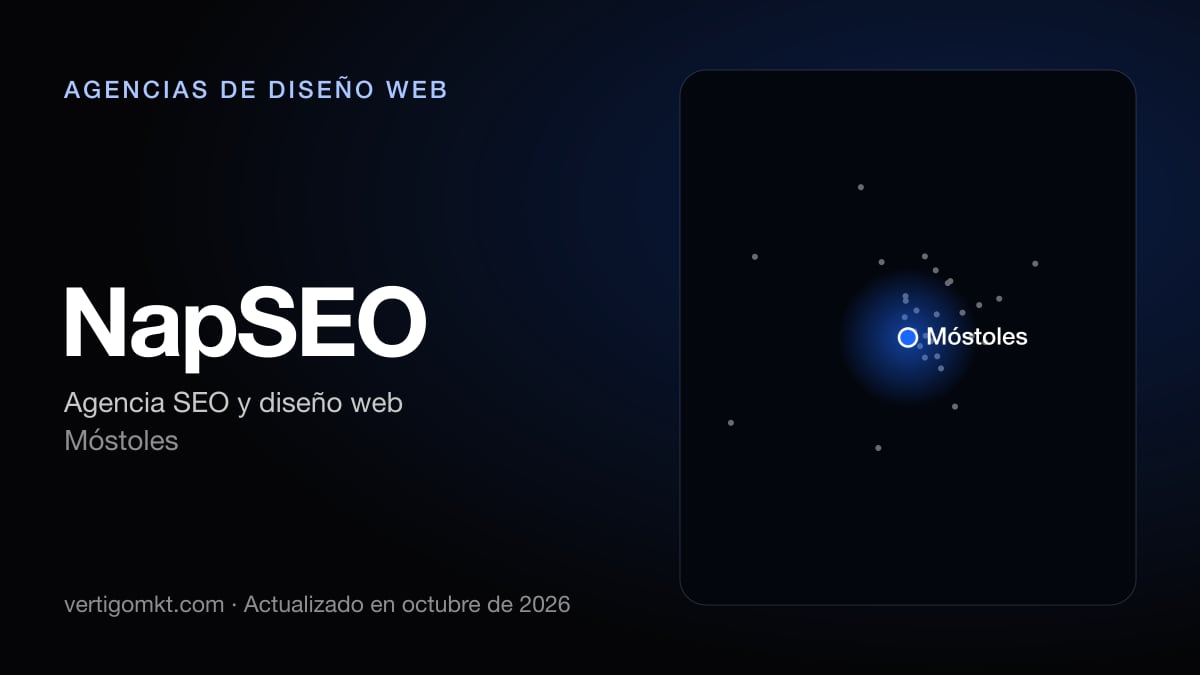 Mejores agencias de diseño web en Móstoles, puesto 4: NapSEO, con sede en Móstoles