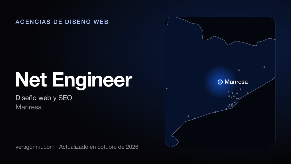 Mejores agencias de diseño web en Vic, puesto 4: Net Engineer, con sede en Manresa