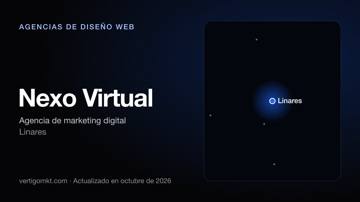 Mejores agencias de diseño web en Linares, puesto 2: Nexo Virtual, con sede en Linares