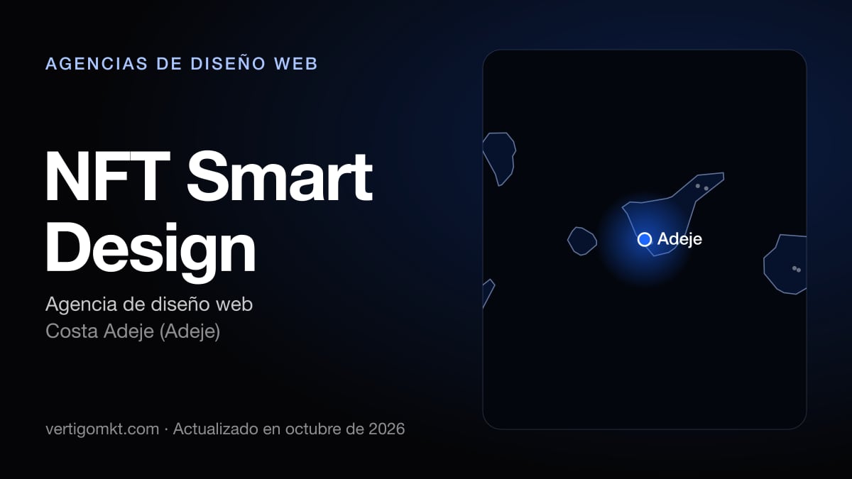 NFT Smart Design, diseño web en Costa Adeje (Adeje): puesto 7 del ranking de las mejores agencias de diseño web en Granadilla de Abona