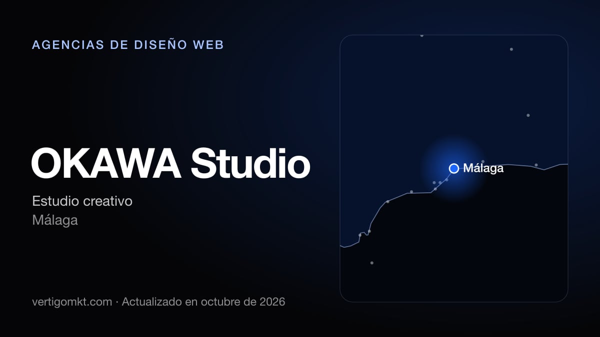 OKAWA Studio (Málaga), puesto 6 entre las mejores agencias de diseño web de Mijas