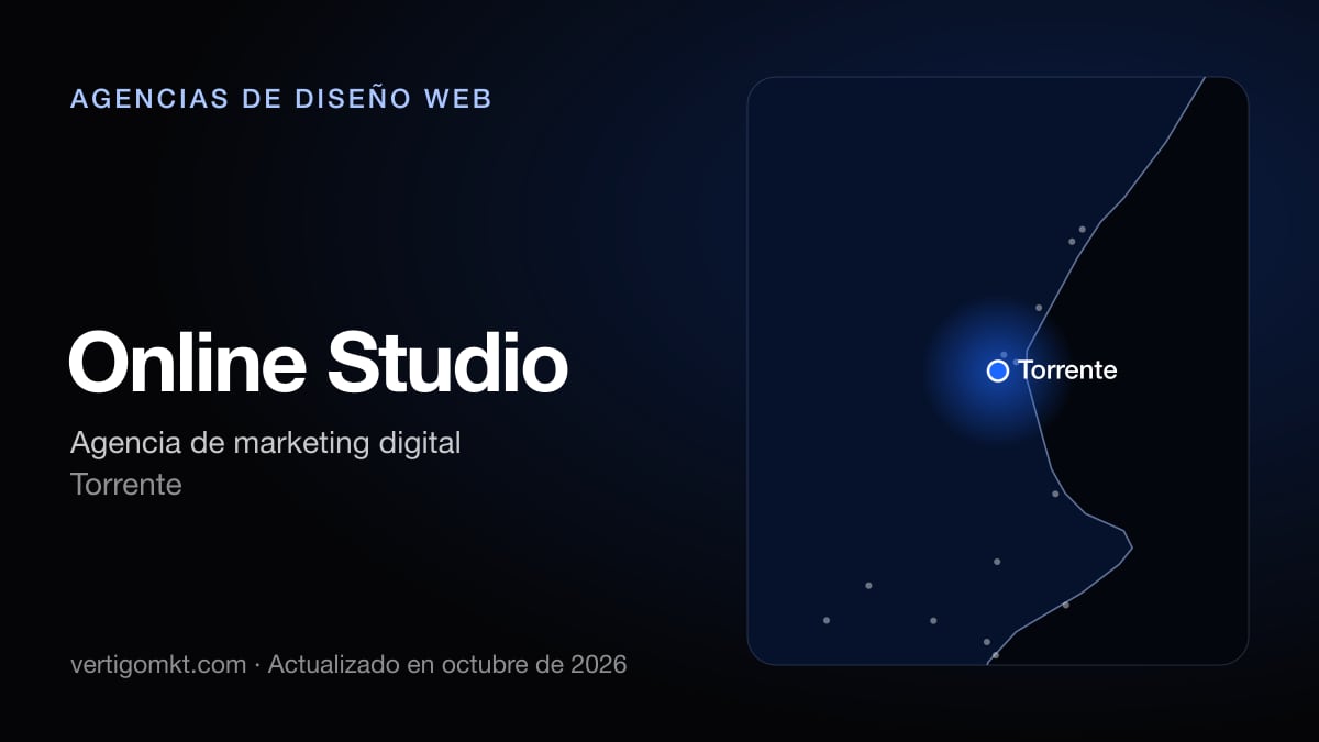 Online Studio, diseño web en Torrente: puesto 3 del ranking de las mejores agencias de diseño web en Torrente