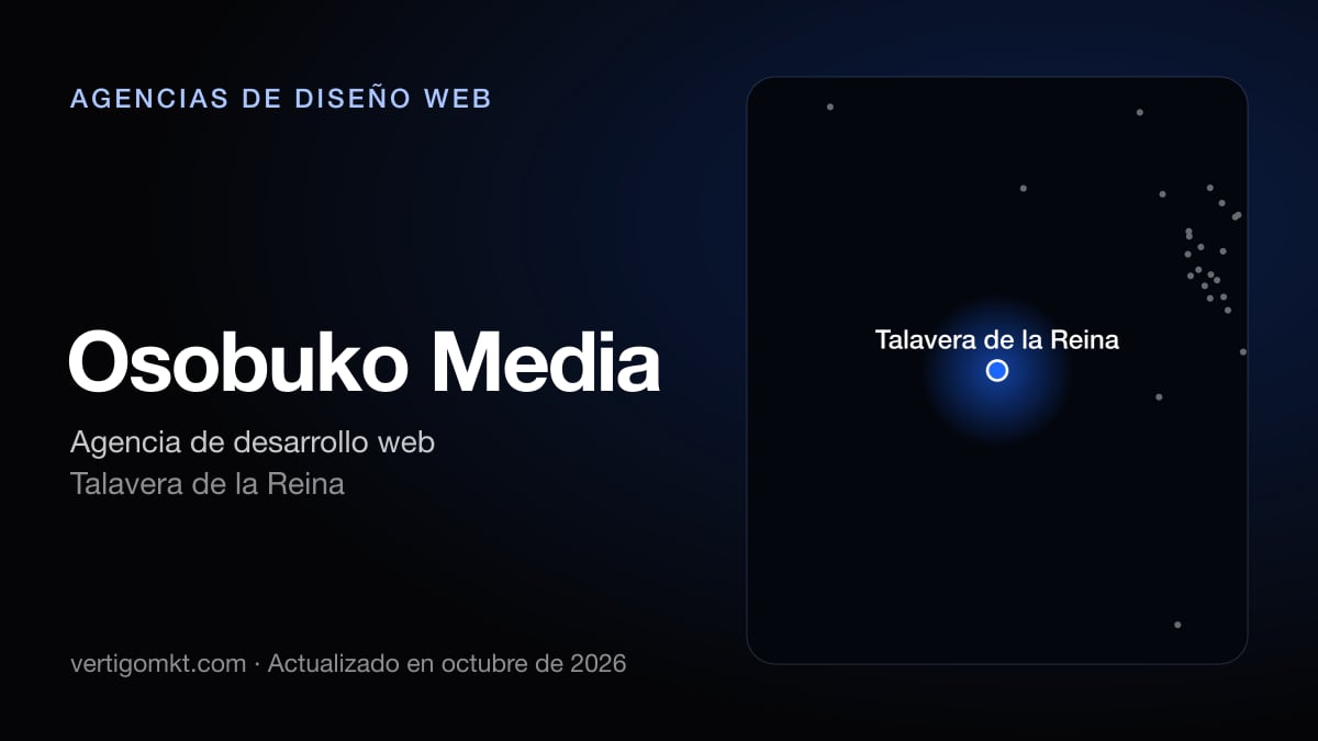 Osobuko Media, diseño web en Talavera de la Reina: puesto 6 del ranking de las mejores agencias de diseño web en Talavera de la Reina