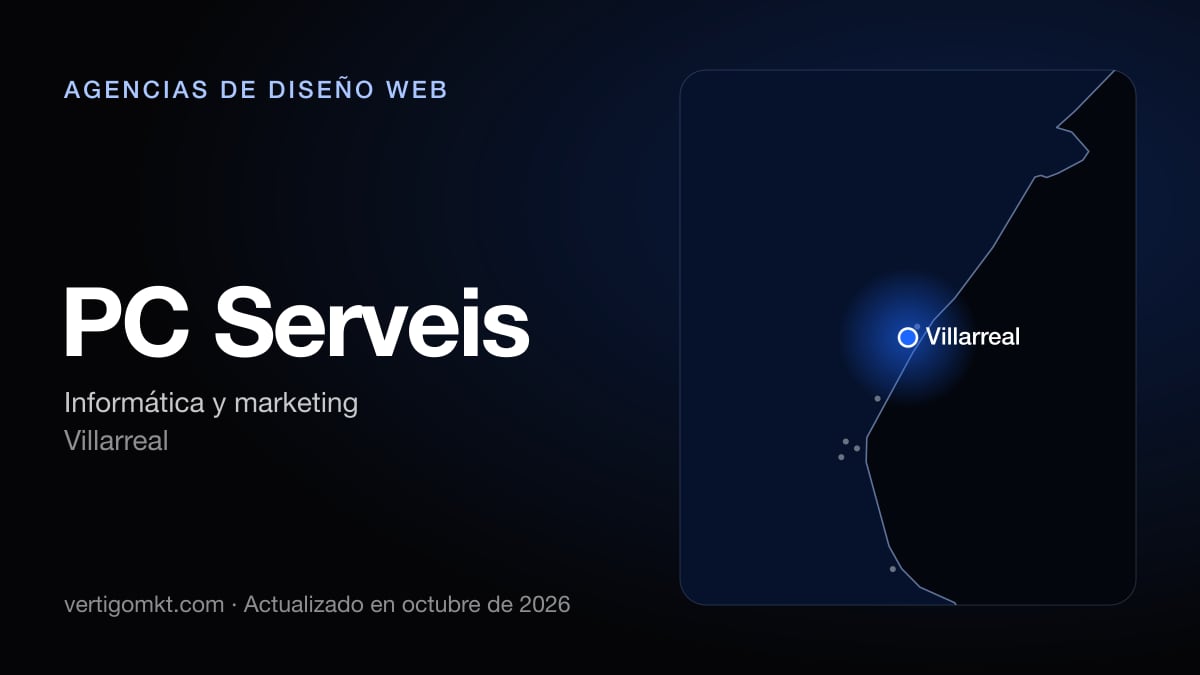 PC Serveis (Villarreal), puesto 5 entre las mejores agencias de diseño web de Villarreal