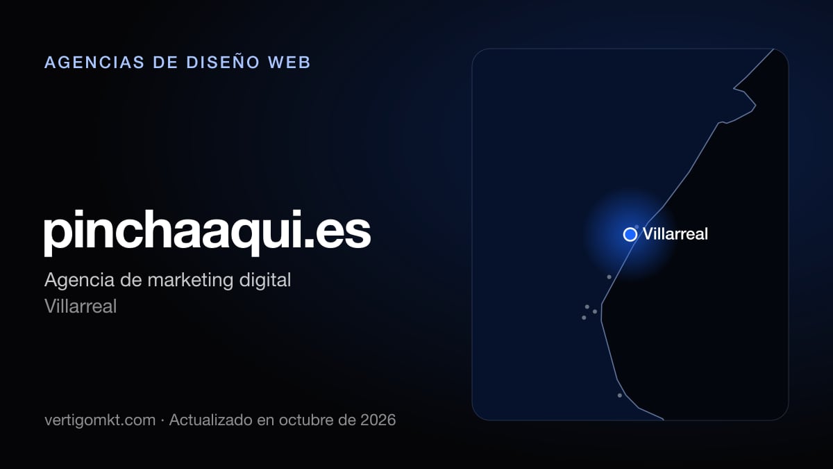 pinchaaqui.es (Villarreal), puesto 2 entre las mejores agencias de diseño web de Villarreal
