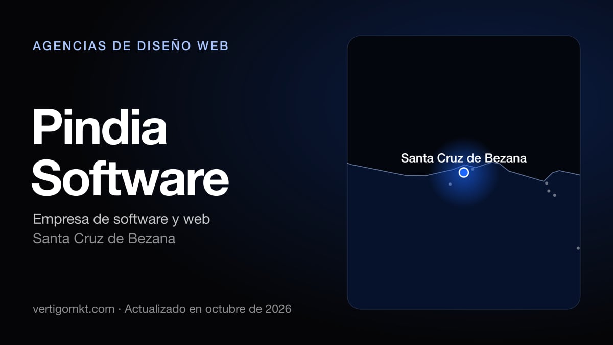 Mejores agencias de diseño web en Santander, puesto 10: Pindia Software, con sede en Santa Cruz de Bezana