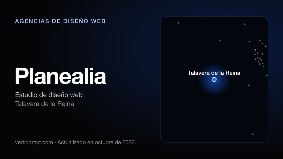 Mejores agencias de diseño web en Talavera de la Reina, puesto 5: Planealia, con sede en Talavera de la Reina