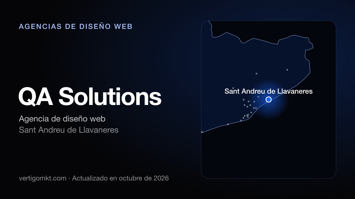 QA Solutions, diseño web en Sant Andreu de Llavaneres: puesto 5 del ranking de las mejores agencias de diseño web en Vic