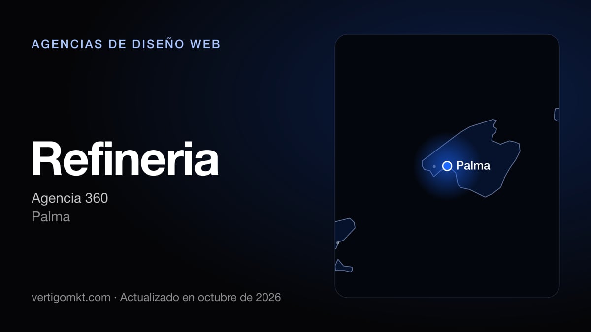 Mejores agencias de diseño web en España, puesto 3: Refineria, con sede en Palma