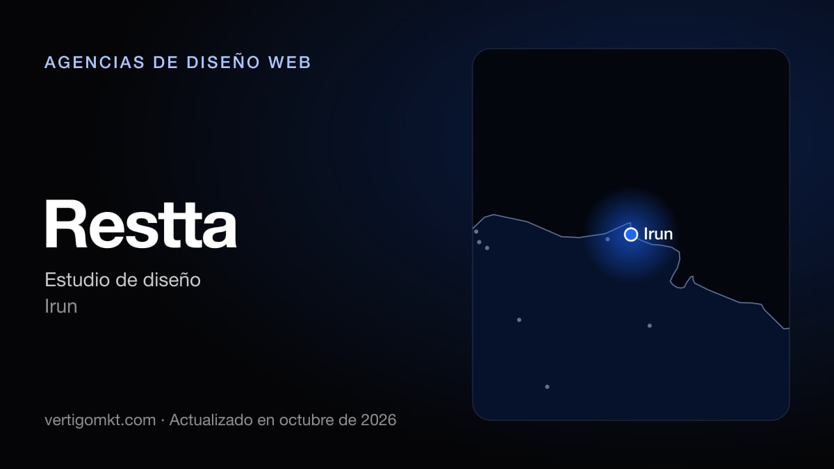 Mejores agencias de diseño web en Irun, puesto 3: Restta, con sede en Irun