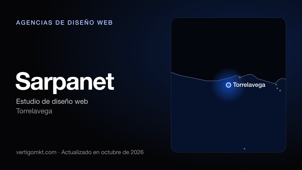 Sarpanet (Torrelavega), puesto 3 entre las mejores agencias de diseño web de Torrelavega