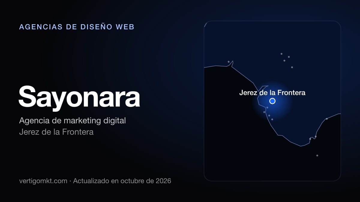 Sayonara (Jerez de la Frontera), puesto 3 entre las mejores agencias de diseño web de Algeciras