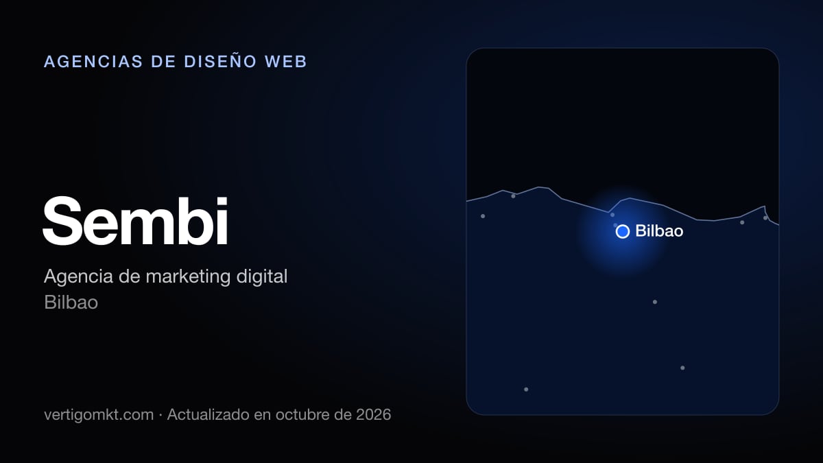 Sembi (Bilbao), puesto 9 entre las mejores agencias de diseño web de Bilbao