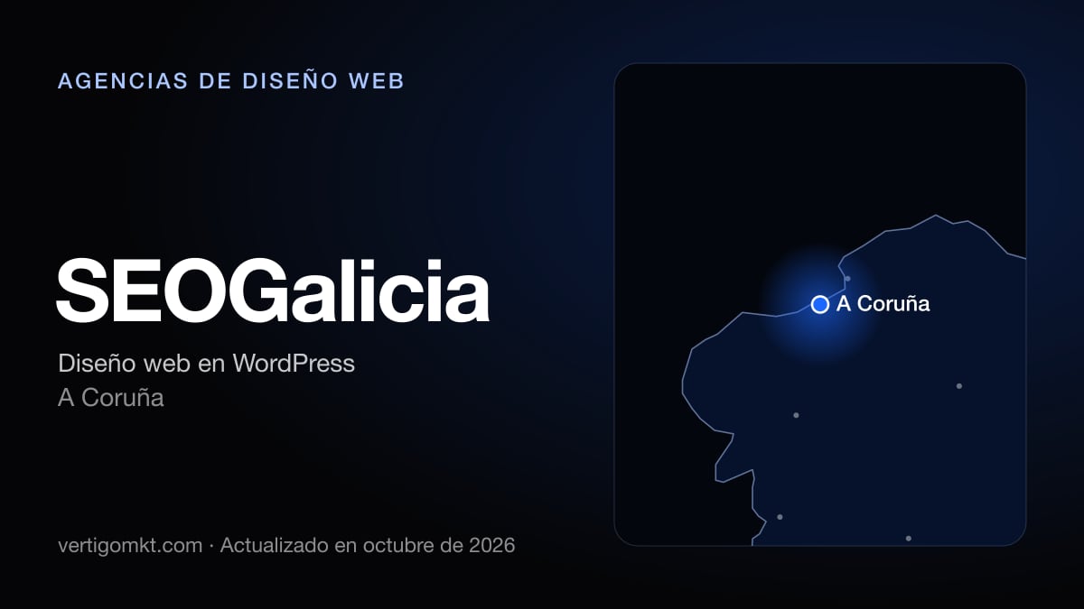 SEOGalicia, diseño web en A Coruña: puesto 4 del ranking de las mejores agencias de diseño web en A Coruña