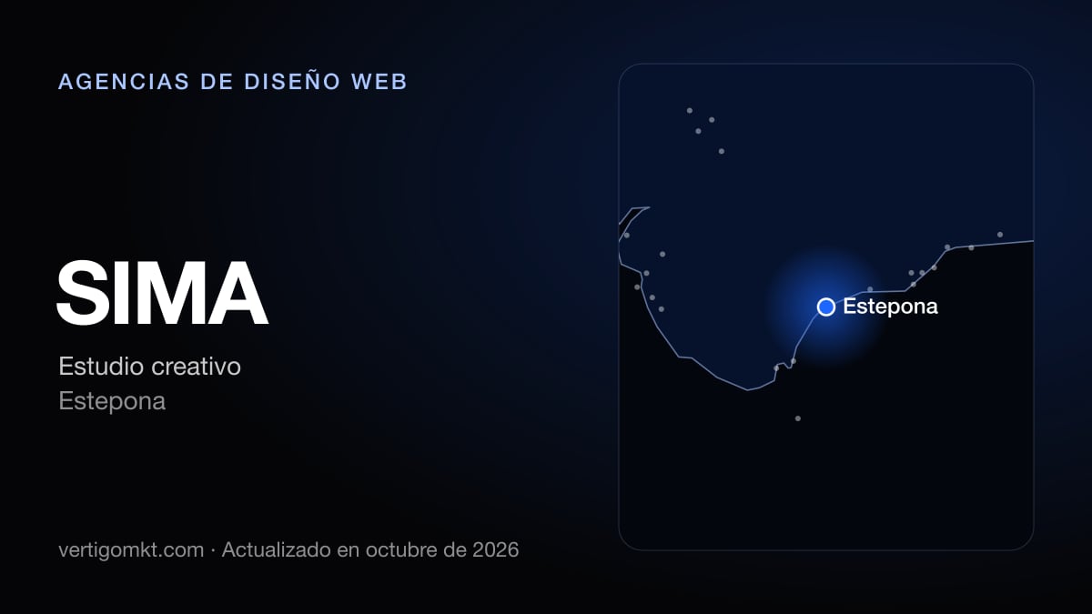 SIMA, diseño web en Estepona: puesto 2 del ranking de las mejores agencias de diseño web en Marbella