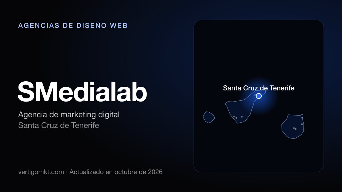 SMedialab, diseño web en Santa Cruz de Tenerife: puesto 9 del ranking de las mejores agencias de diseño web en Granadilla de Abona