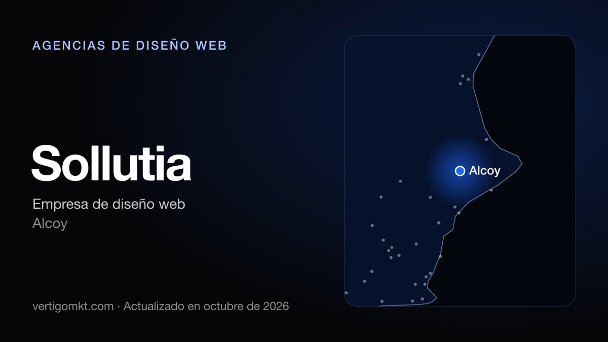 Mejores agencias de diseño web en Alcoy, puesto 5: Sollutia, con sede en Alcoy