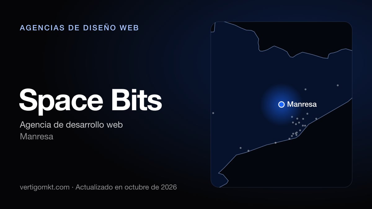 Mejores agencias de diseño web en Manresa, puesto 6: Space Bits, con sede en Manresa