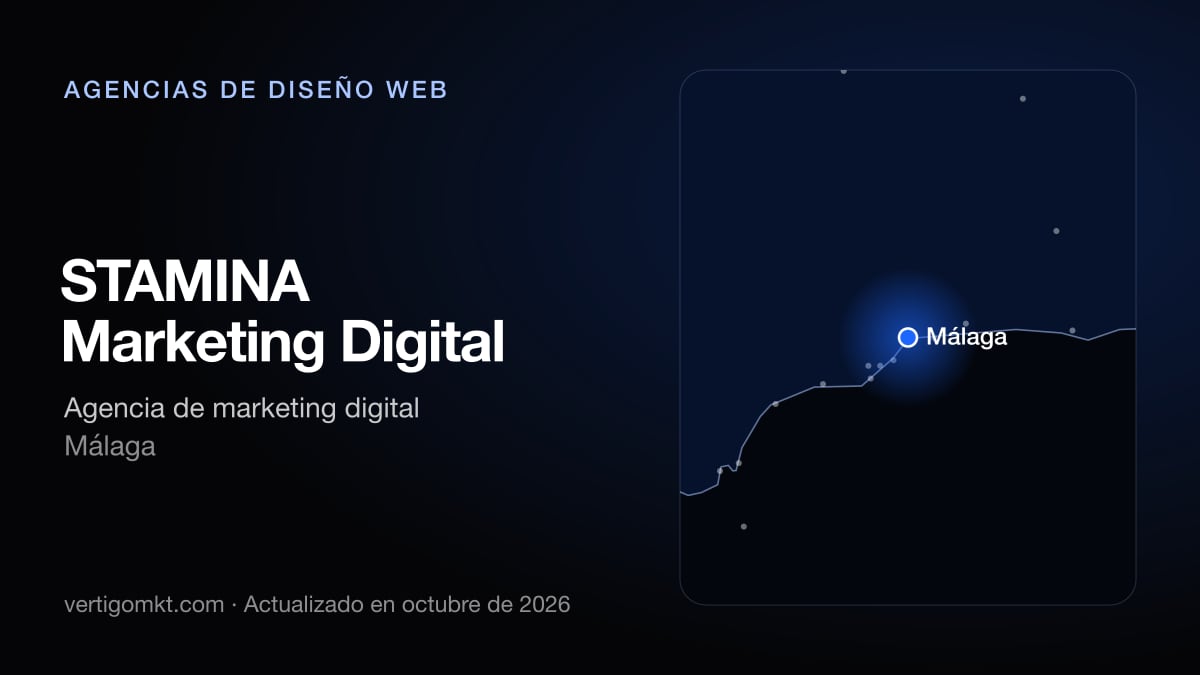 STAMINA Marketing Digital, diseño web en Málaga: puesto 8 del ranking de las mejores agencias de diseño web en Mijas