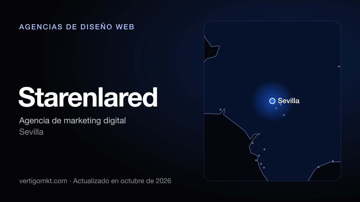 Mejores agencias de diseño web en Utrera, puesto 4: Starenlared, con sede en Sevilla