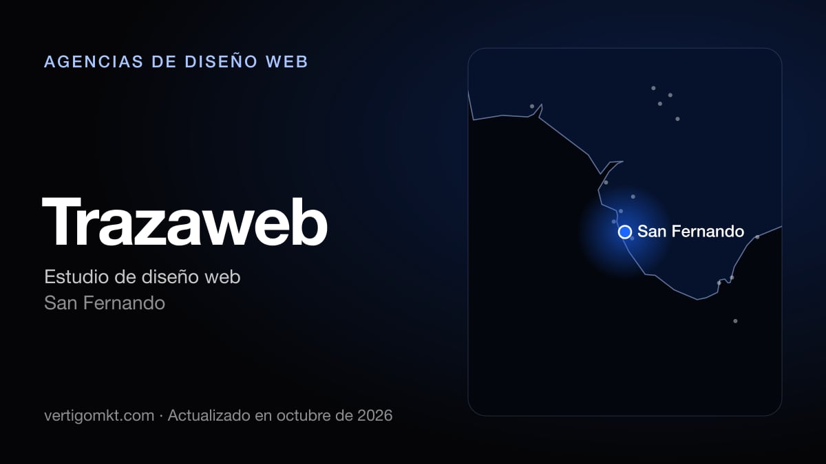 Trazaweb, diseño web en San Fernando: puesto 3 del ranking de las mejores agencias de diseño web en San Fernando