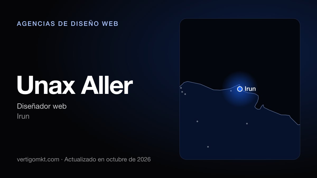 Unax Aller (Irun), puesto 8 entre las mejores agencias de diseño web de Irun