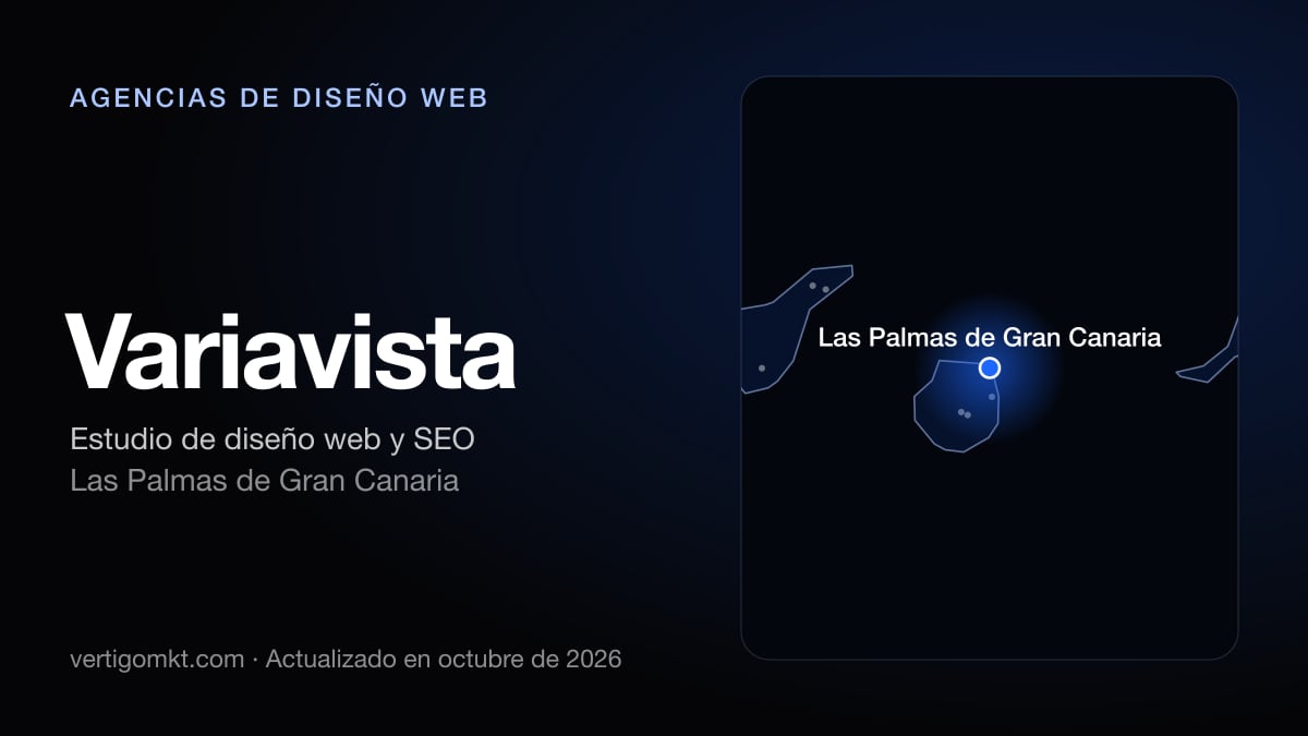 Variavista (Las Palmas de Gran Canaria), puesto 4 entre las mejores agencias de diseño web de Telde