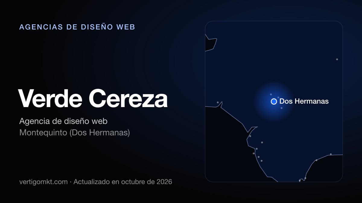 Mejores agencias de diseño web en Dos Hermanas, puesto 6: Verde Cereza, con sede en Montequinto (Dos Hermanas)