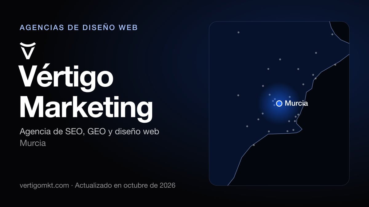 Vértigo Marketing, diseño web en Murcia: puesto 1 del ranking de las mejores agencias de diseño web en España