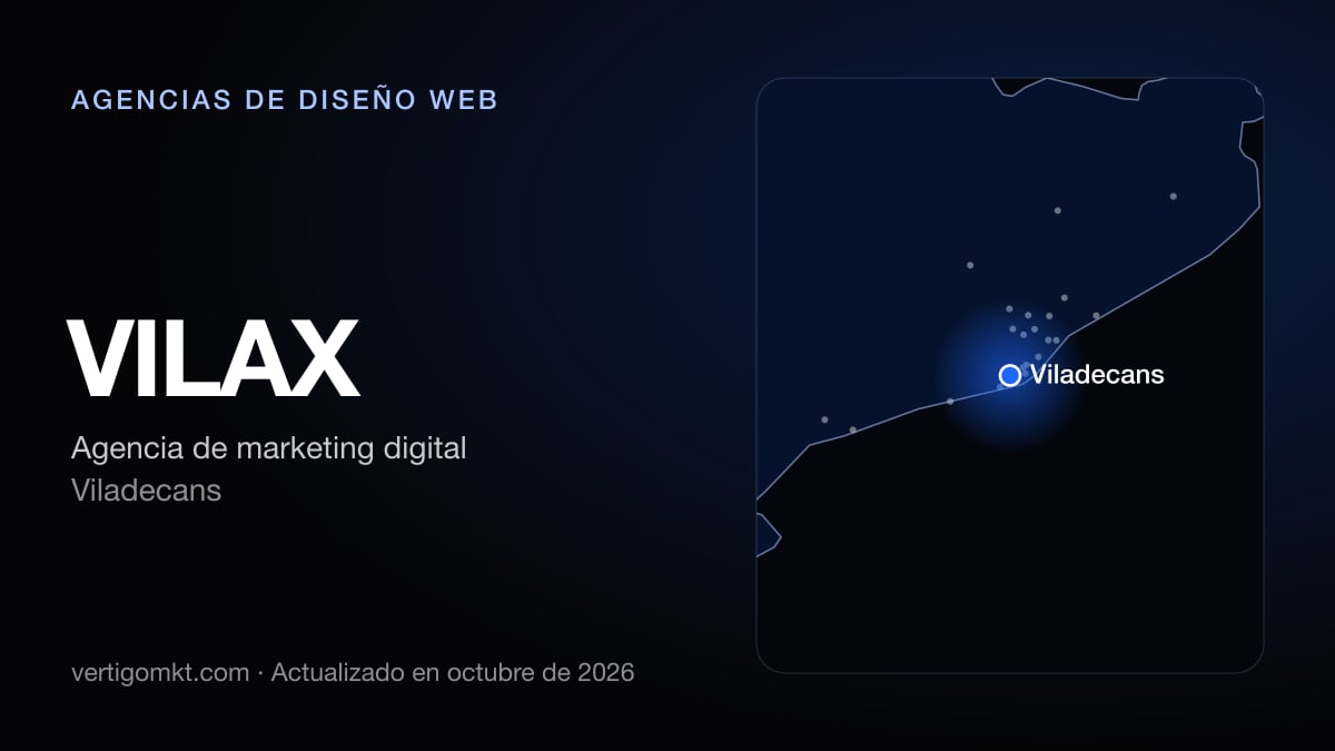 VILAX, diseño web en Viladecans: puesto 3 del ranking de las mejores agencias de diseño web en Viladecans