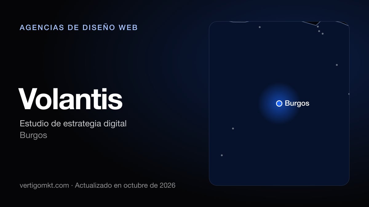 Mejores agencias de diseño web en Burgos, puesto 4: Volantis, con sede en Burgos