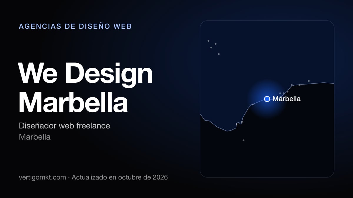 Mejores agencias de diseño web en Marbella, puesto 6: We Design Marbella, con sede en Marbella