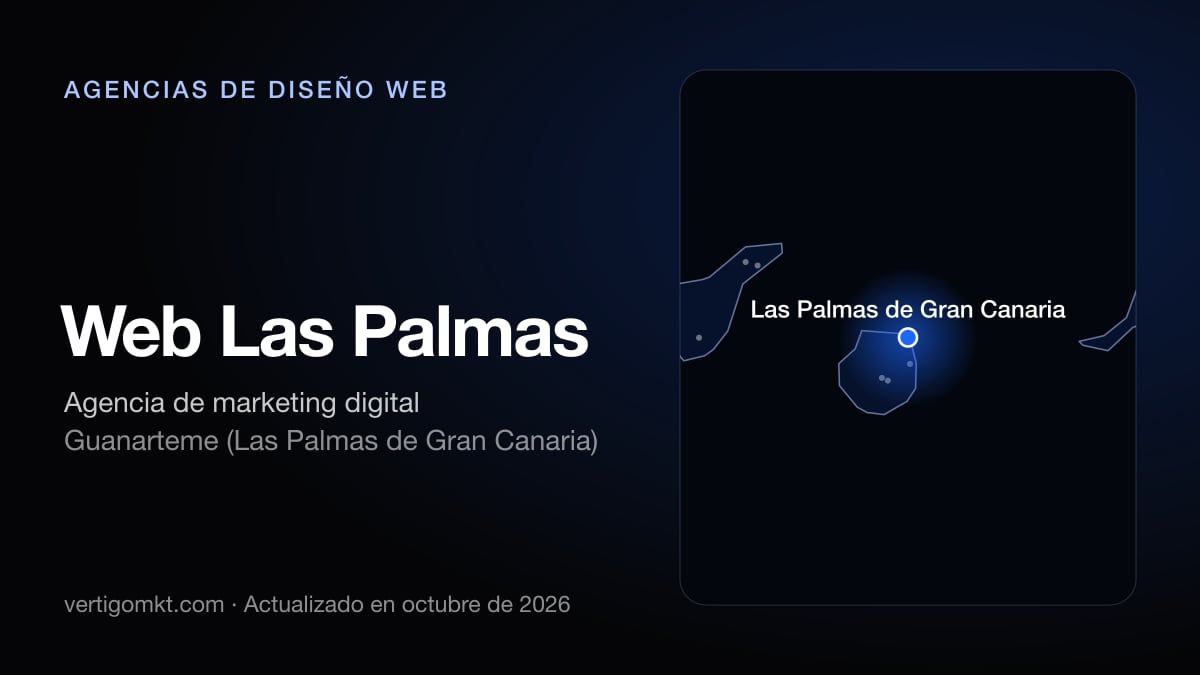 Web Las Palmas, diseño web en Guanarteme (Las Palmas de Gran Canaria): puesto 5 del ranking de las mejores agencias de diseño web en Telde