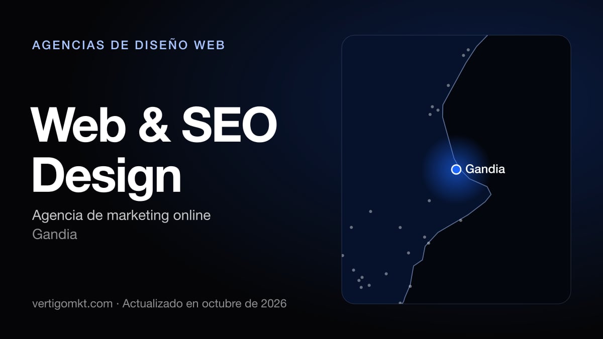 Mejores agencias de diseño web en Gandia, puesto 3: Web & SEO Design, con sede en Gandia
