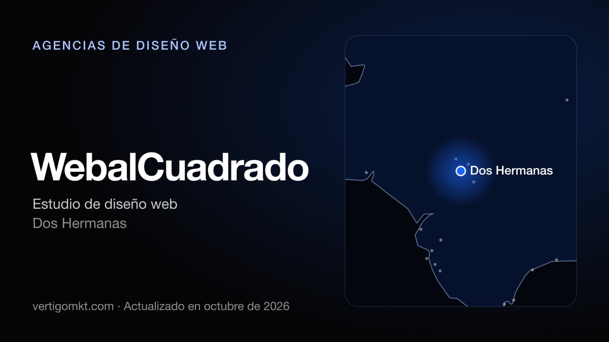 Mejores agencias de diseño web en Dos Hermanas, puesto 5: WebalCuadrado, con sede en Dos Hermanas