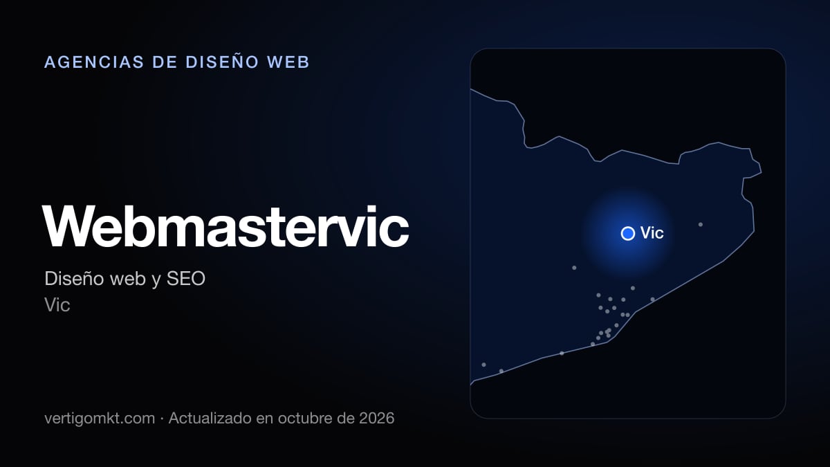 Webmastervic, diseño web en Vic: puesto 2 del ranking de las mejores agencias de diseño web en Vic