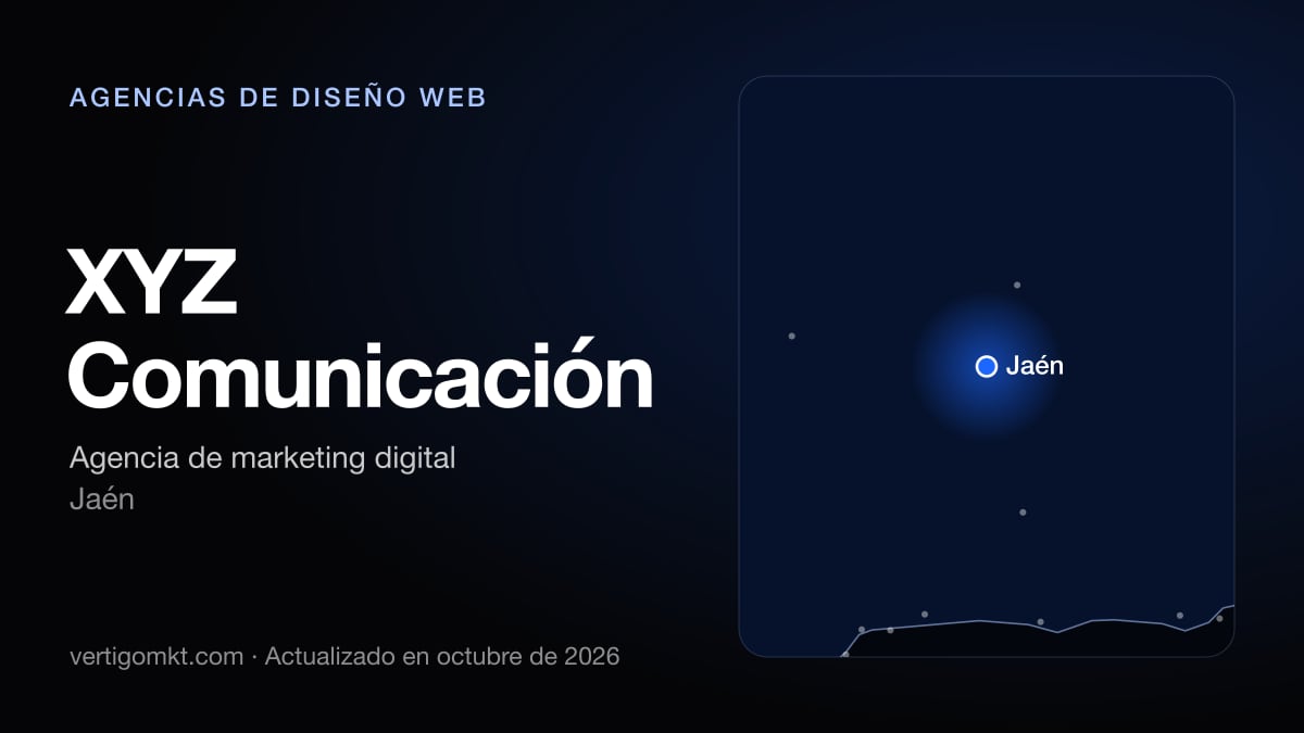 XYZ Comunicación (Jaén), puesto 5 entre las mejores agencias de diseño web de Jaén