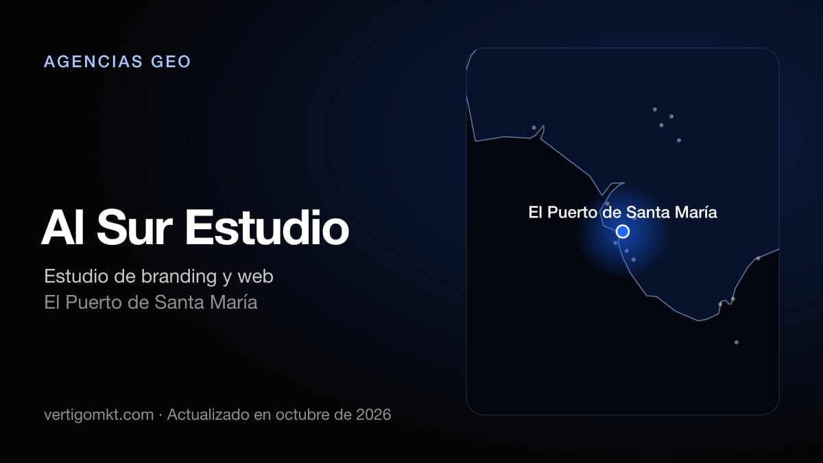 Al Sur Estudio (El Puerto de Santa María), puesto 10 entre las mejores agencias GEO de Cádiz