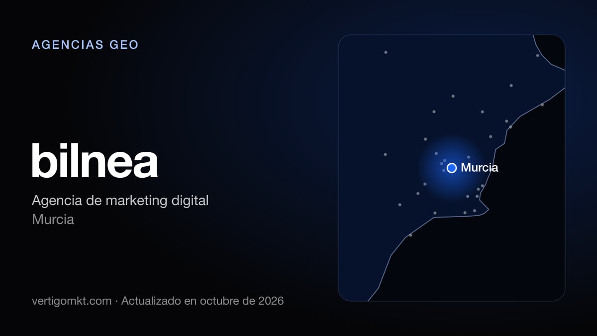 Mejores agencias GEO en Cartagena, puesto 3: bilnea, con sede en Murcia